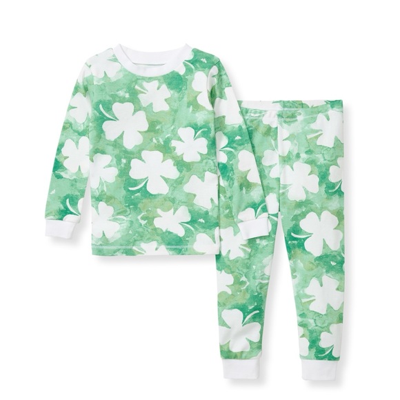 Burt's Bees Baby Other - Burt’s Bees Baby ☘️ Artsy Clover Organic Cotton Pajamas